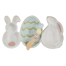 Bunny & Egg Triple Dish Set