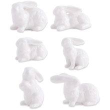  White Porcelain Bunnies