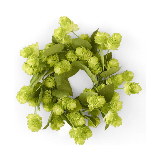 Green Hops Candle Ring