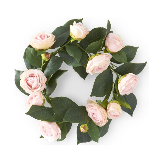 Pink Camellia Candle Ring