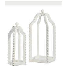  Whitewash Wood Lanterns