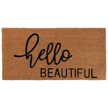  Natural Hello Beautiful Doormat