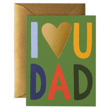  I Love You Dad Card