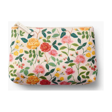  Rifle Paper Roses Zippered Pouch