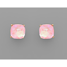  Stone Stud Earring