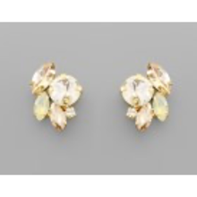  Round Marquise Stone Earring