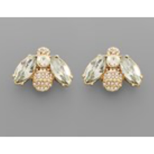  Crystal Bee Earrings