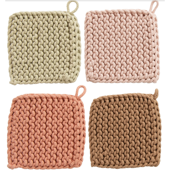 Cotton Crocheted Potholder