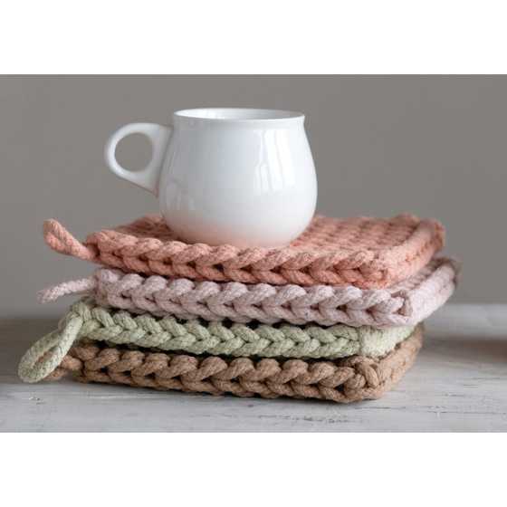 Cotton Crocheted Potholder