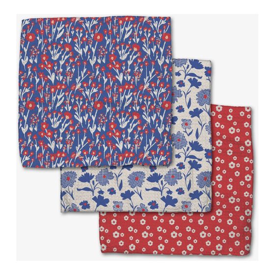 Geometry Dish Cloths Pack of 3