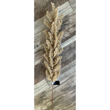  Cream Flocked Cypress Spray