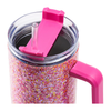 Pink Party Glitter Stainless Steel Tumbler