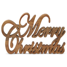  Wood MERRY CHRISTMAS Cutout