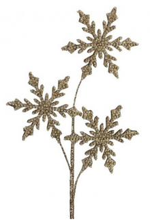  Jewel Beaded Snowflake Spray