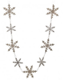  Jewel Beaded Snowflake Garland