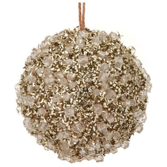 Diamond Ice Ball Ornament