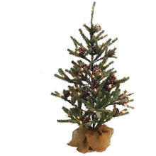  FROSTED ASPEN PINE TREE, PRE-LIT