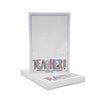 Colorful Teacher 6x9 Notepad