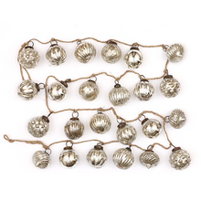  Mercury Glass Ornament Garland