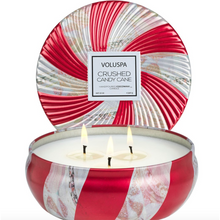  Crushed Candy Cane 3 Wick Tin