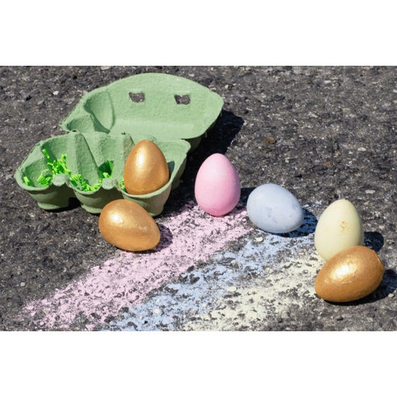 TWEE Bunny's 6 Egg Sidewalk Chalk