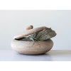 Decorative Paulownia Wood Container with Lid