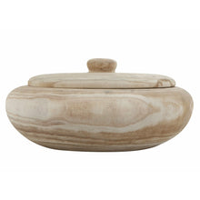  Decorative Paulownia Wood Container with Lid