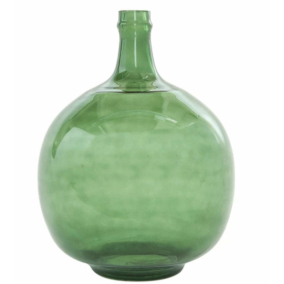 Green Vintage Reproduction Glass Bottle