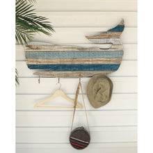  Recycled Wood Whale Coat Rack