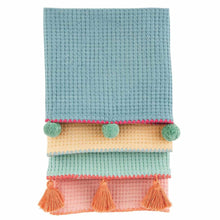  Blue Colorful Towel Set