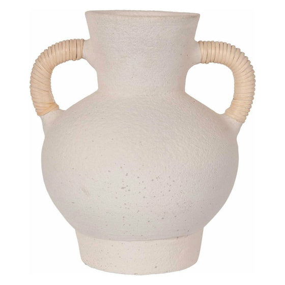 Double Handled Terracotta Vase