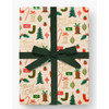 Deck the Halls Continuous Wrapping Paper