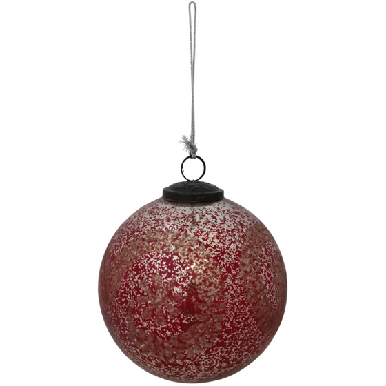 Red Iridescent Mercury Ornament