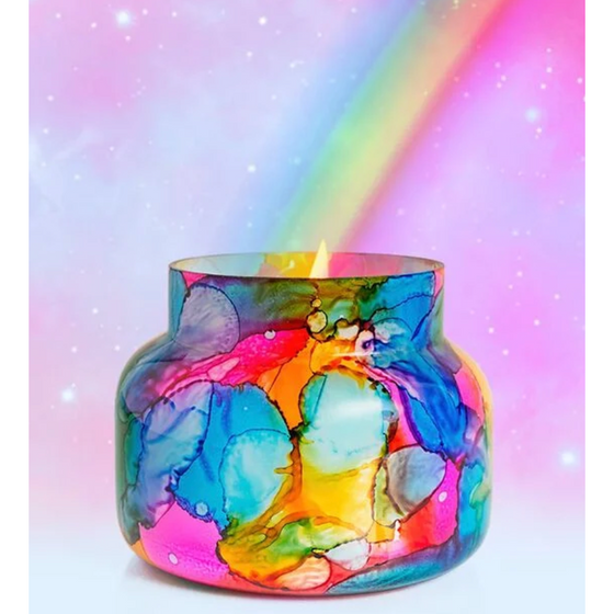 Volcano Rainbow Watercolor Signature Jar