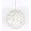 White Elegant Jewel Ball Ornament